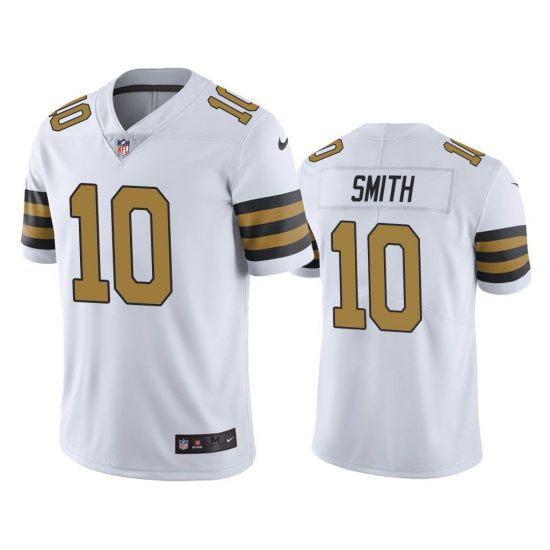 Men New Orleans Saints 10 Tre Quan Smith Nike White Color Rush Limited NFL Jersey